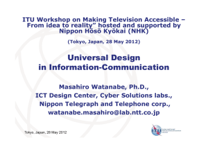 ITU Workshop on Making Television Accessible – F id t
