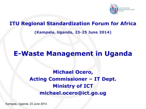 E-Waste Management in Uganda