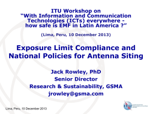 ITU Workshop on “With Information and Communication Technologies (ICTs) everywhere -