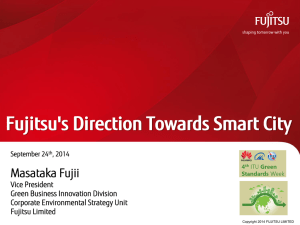 Masataka Fujii Vice President Green Business Innovation Division