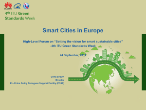 Smart Cities in Europe  4 Standards