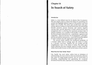 In Search of Safety Chapter 14