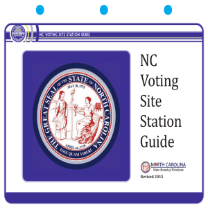 NC Voting Site Station