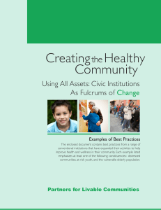Creating Healthy Community the