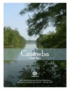 Catawba area plan Charlotte-Mecklenburg Planning Department