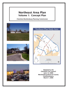 Northeast Area Plan Volume 1:  Concept Plan