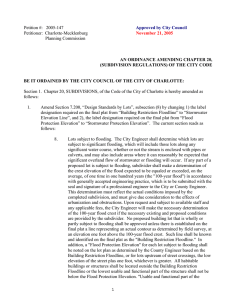 Petition #:   2005-147  Petitioner:  Charlotte-Mecklenburg Planning Commission