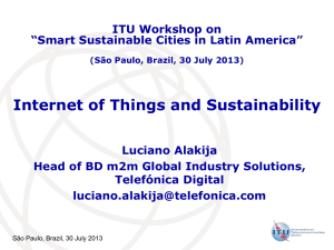 Internet of Things and Sustainability