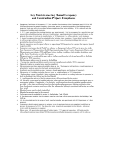 Key Points in meeting Phased Occupancy and Construction Projects Compliance