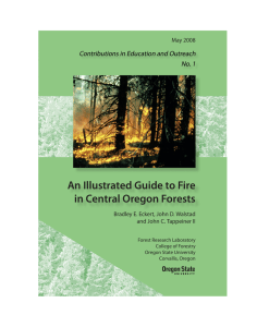 An Illustrated Guide to Fire in Central Oregon Forests No. 1