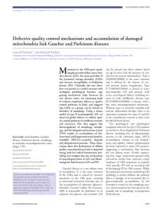 Defective quality control mechanisms and accumulation of damaged