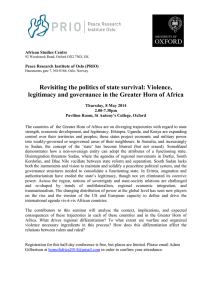 Revisiting the politics of state survival: Violence,