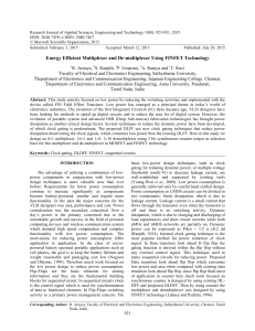 Research Journal of Applied Sciences, Engineering and Technology 10(8): 923-931,... ISSN: 2040-7459; e-ISSN: 2040-7467