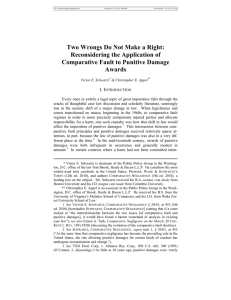 Two Wrongs Do Not Make a Right: Reconsidering the Application of Awards