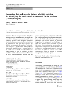 Integrating fish and parasite data as a holistic solution