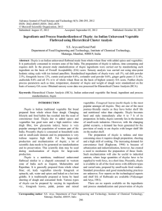 Advance Journal of Food Science and Technology 4(5): 286-293, 2012