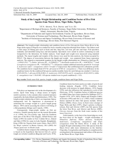 Current Research Journal of Biological Sciences 1(3): 94-98, 2009 ISSN: 2041-0778