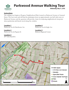 Parkwood Avenue Walking Tour