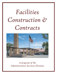 Facilities Construction &amp; Contracts