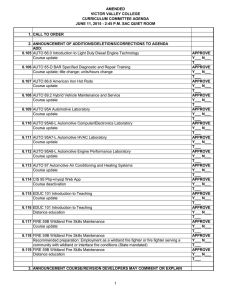 AMENDED VICTOR VALLEY COLLEGE CURRICULUM COMMITTEE AGENDA