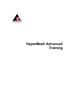 HyperMesh Advanced Training
