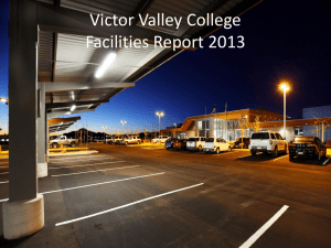 Victor Valley College Facilities Report 2013