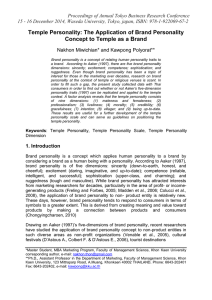 Proceedings of Annual Tokyo Business Research Conference