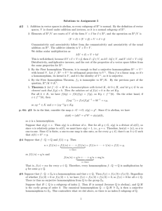 Solutions to Assignment 5 #2 is normal. By the definition of vector