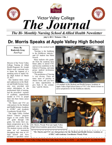 The Journal  Victor Valley College