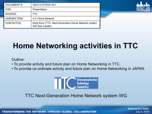 DOCUMENT #: GSC13-GTSC6-16r1 FOR: Presentation