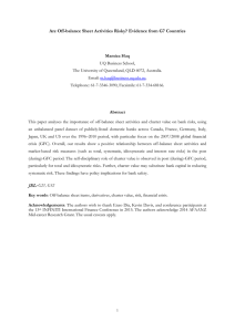 Are Off-balance Sheet Activities Risky? Evidence from G7 Countries