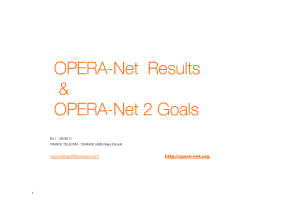 OPERA OPERA----Net  Results Net  Results &amp;