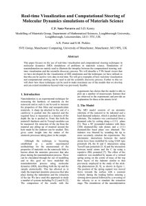 Real-time Visualization and Computational Steering of