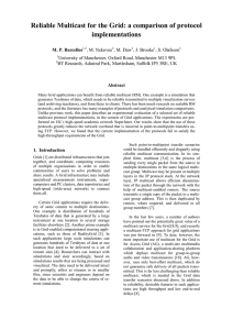 Reliable Multicast for the Grid: a comparison of protocol implementations