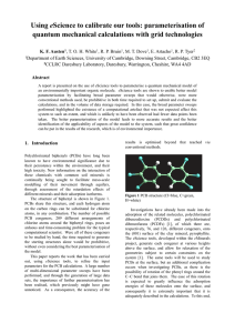 e quantum mechanical calculations with grid technologies