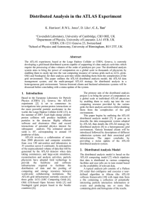 Distributed Analysis in the ATLAS Experiment