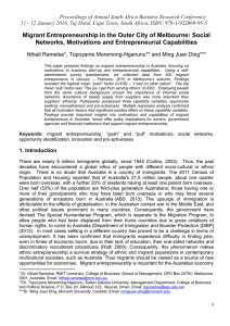 Proceedings of Annual South Africa Business Research Conference