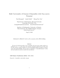 Bulk Universality of General β-Ensembles with Non-convex Potential