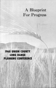 A Blueprint For Progress * 1968 UNION COUNTY