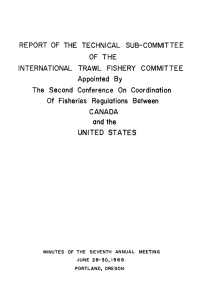 REPORT  OF  THE  TECHNICAL  SUB-COMMITTEE OF THE