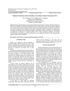 Research Journal of Information Technology 3(1): 49-54, 2011 ISSN: 2041-3114
