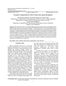 Research Journal of Information Technology 4(1): 7-12, 2012 ISSN: 2041-3114