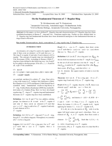 Research Journal of Mathematics and Statistics 1(1): 1-3, 2009 ISSN: 2040-7505