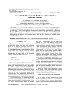Research Journal of Mathematics and Statistics 4(2): 52-56, 2012