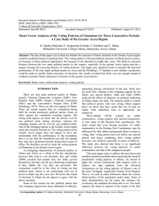 Research Journal of Mathematics and Statistics 6(3): 30-34, 2014
