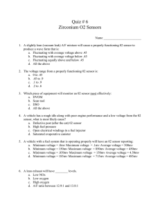 Quiz # 6 Zirconium O2 Sensors