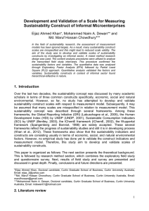 Development and Validation of a Scale for Measuring