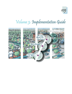 Volume 3: Implementation Guide 105 UNC Charlotte Main