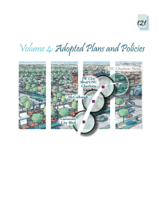 Volume 4: Adopted Plans and Policies 121 UNC Charlotte Main