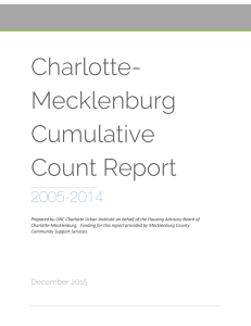 Charlotte- Mecklenburg Cumulative Count Report